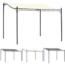 Outsunny Steel Outdoor Pergola Gazebo Patio Canopy Backyard Garden