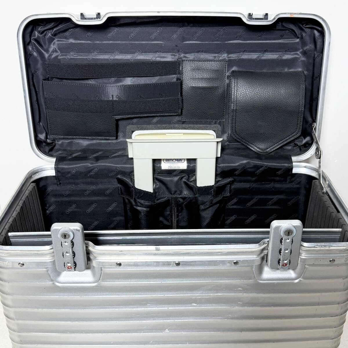 Rimowa Topas Pilot Trolley 46L Silver 2-wheels Carry Case Suitcase
