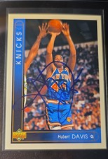 1993-94 Upper Deck - Hubert Davis #344 AUTOGRAPH HAND SIGN IP