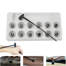7 Star Needle Plum Blossom Dermal Hammer Set 13pcs Replaceable Heads Kit Therapy