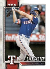 Evan Carter #110 Prices | 2026 Topps | Baseball Cards
