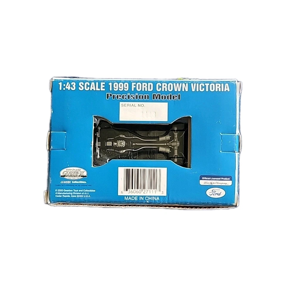 GEARBOX COLLECTABLES 1999 FORD CROWN VICTORIA POLICE INTERCEPTOR VIRGINIA 1:43 - Image 3 of 4