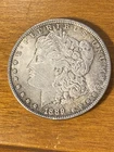 1889 P VAM 7A Die High 9, Clashed Dies Morgan Silver Dollar toned