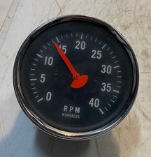 Stewart Warner Nos Vintage 0-4000 Rpm 3-38 Mechanical Tachometer 631cwy6