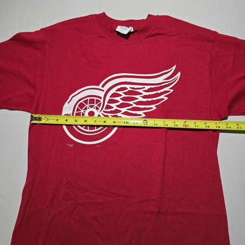 VTG Detroit Red Wings NHL Hockey Dominik Hasek Majestic T-Shirt L - Picture 5 of 8