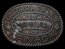 IE09120 NICE VINTAGE 1970s ***NIAGARA FALLS CANADA*** BELT BUCKLE
