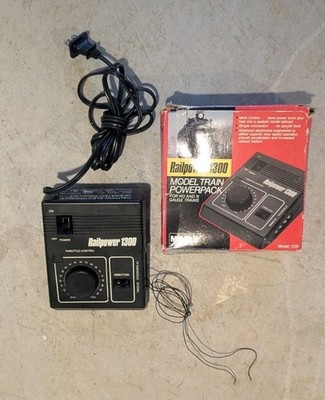 MRC Railpower 1300 Model Train Transformer Power Pack HO & N Scale UNTESTED