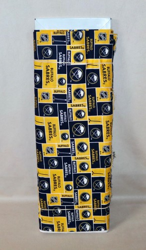 Buffalo Sabres ~ Block Pattern NHL Cotton Fabric 1/4 Yard 9” X 44” New - Picture 6 of 24
