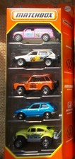 MATCHBOX 5er Packung VW Golf Country, Mini Van, VW Käfer 4x4 usw. ungeöffnet OVP