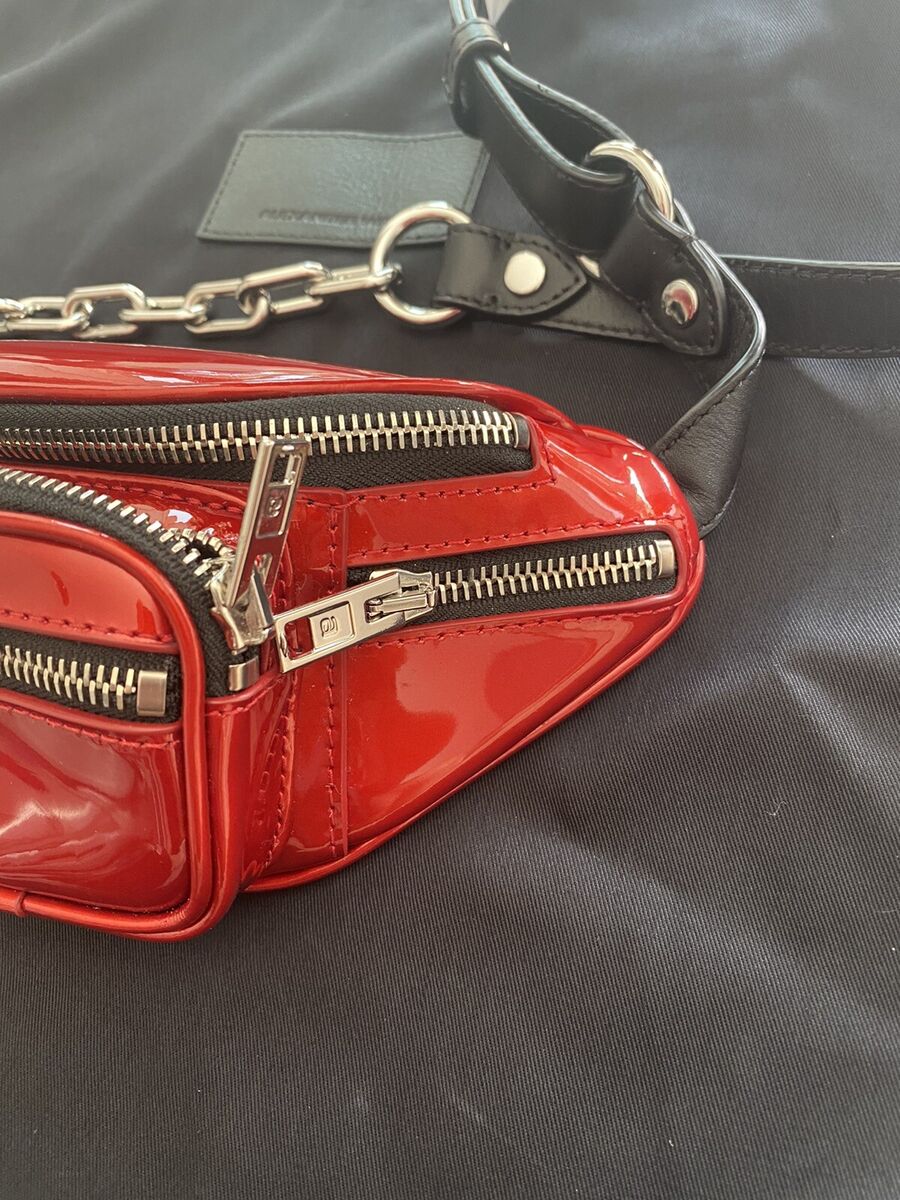 New Alexander Wang mini Attica red patent fanny pack | eBay New Alexander Wang mini Attica red patent fanny pack | eBay