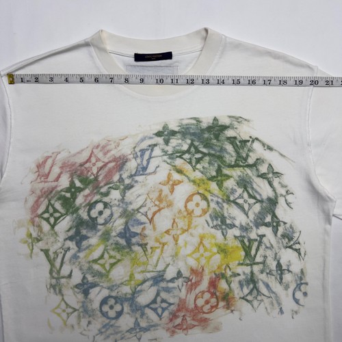 Louis Vuitton White Multicolor Pastel Monogram T-shirt Size Medium - Picture 12 of 14