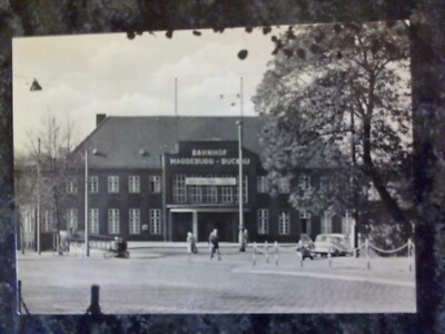 Magdeburg ,Buckau Bahnhof 1968 , nicht gelaufen
