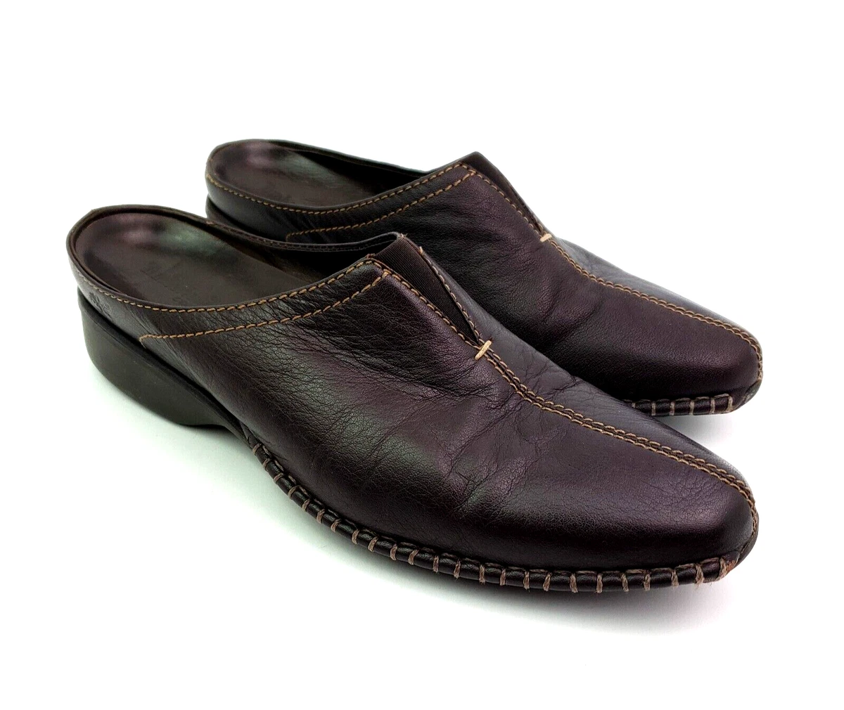 TIMBERLAND Leather Mules Smartwool Insoles Men’s Slip-On Mules Shoes Size 15M Timberland Smartwool Earthkeeper Front | Mercari main image 3