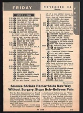 November 24,1961 Tv Ad~MACK SILAS & CHRIS CARLIN visit CHUCKO THE BIRTHDAY CLOWN