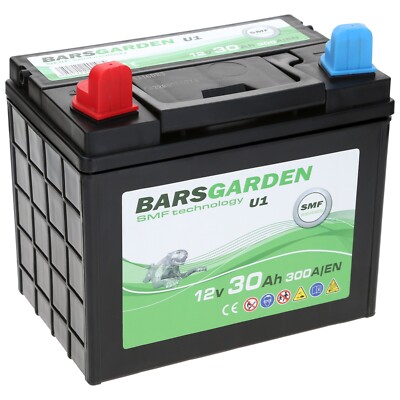 Bars Garden U1 12V 30Ah 300 A/EN Starterbatterie Gartenmaschinen Batterie