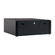 Royal Racks 4U Locking Drawer Black