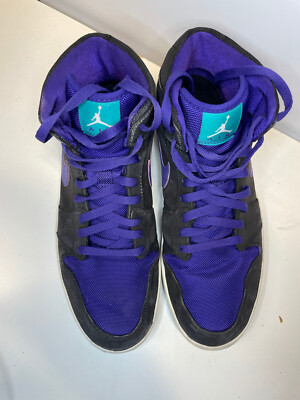 Nike Air Jordan Mid BLACK GRAPE 554724-015 Sz 12