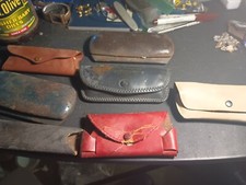 Vintage Lot of 7x Eye Glasses empty cases Multi Style And Materials
