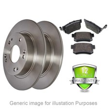for HONDA CIVIC MK8 1.4 1.8 2.2 CDTi 06-11 REAR BRAKE DISCS & AND PADS NEW