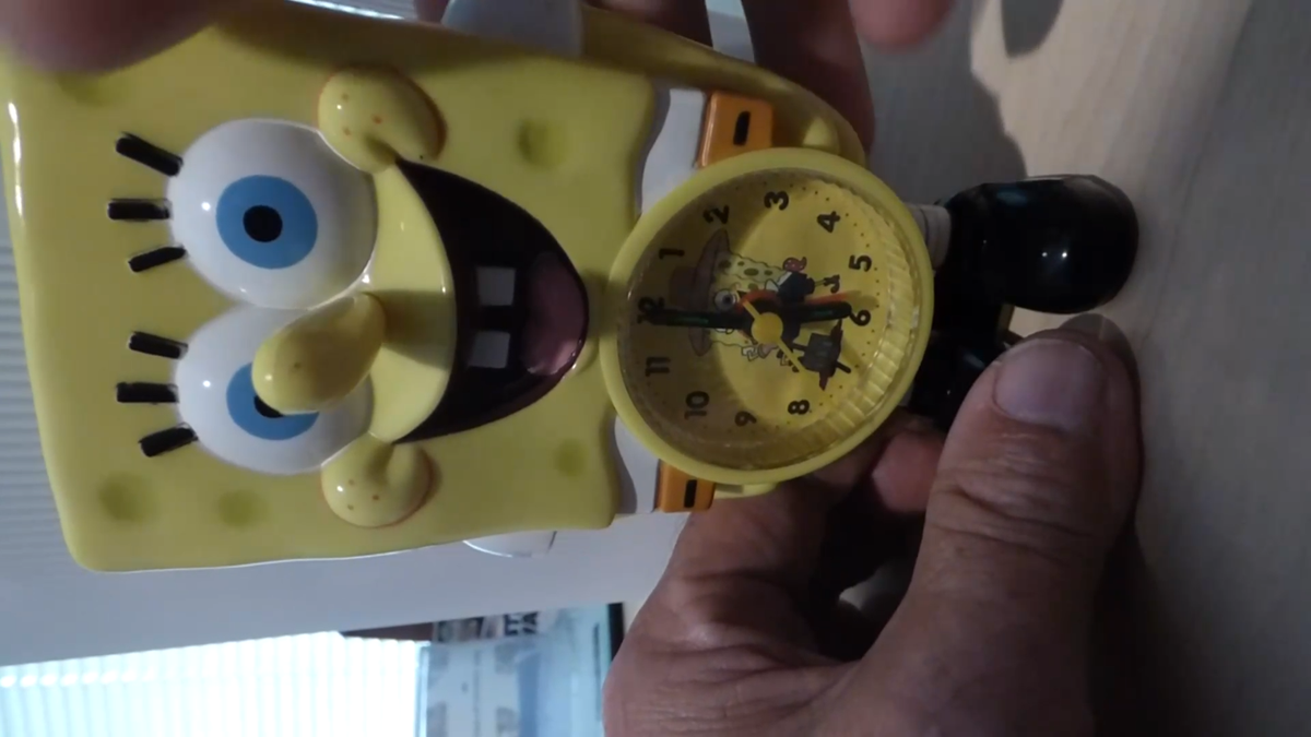 SPONGEBOB SQUAREPANTS ALARM CLOCK - WORKS WELL | eBay