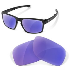 Polarized Replacement Lenses for Oakley lifestyle sliver purple mirror color