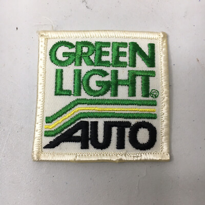 Green Light Auto Parts Store Patch Vintage 2.5'' inch Square