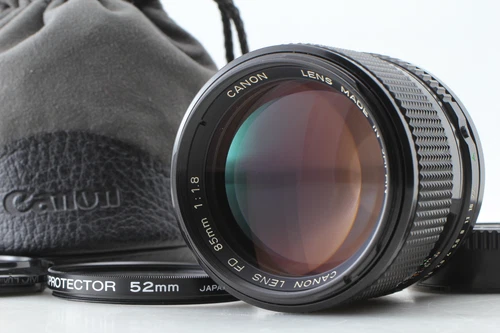 [Top MINT w/ Case] Canon New FD NFD 85mm f/1.8 Portrait MF Lens From JAPAN