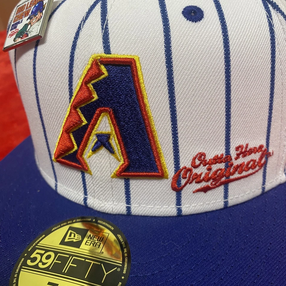 Arizona Diamondbacks New Era 59Fifty Big League Chew Fitted Hat Pinstripe 7-1/2 - Image 3 of 4