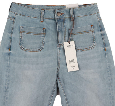 Marks and Spencer Damenjeans blau Schlag Skinny Größe 8 X lang Etikettfehler von M&S