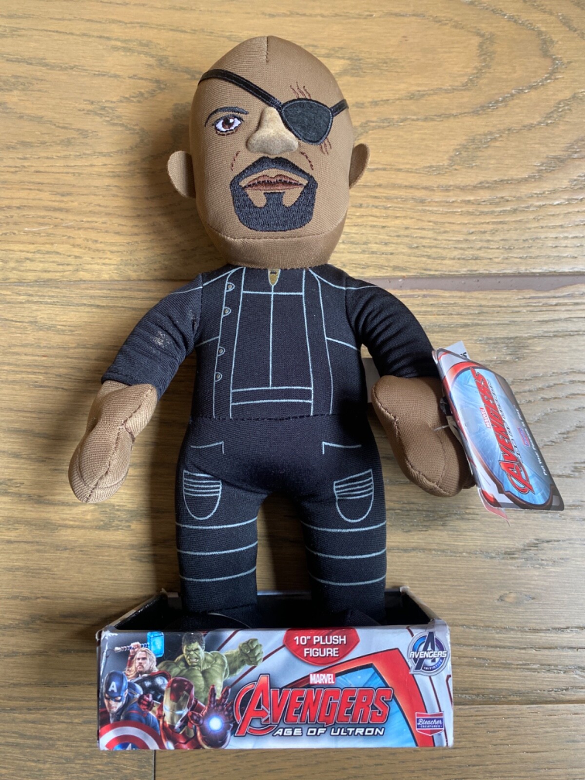 Bleacher Creatures NICK FURY Marvel Avengers  Age Of Ultron 10"" PLUSH TOY  BNWT
