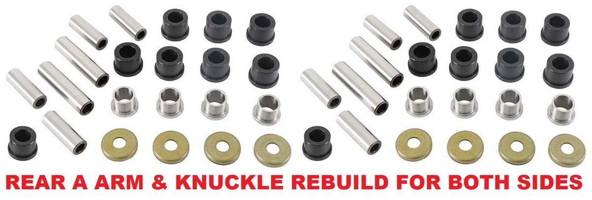 バイイー BOTH SIDES REAR A-ARM BUSHING KNUCKLE SHAFT REBUILD KIT YAMAHA