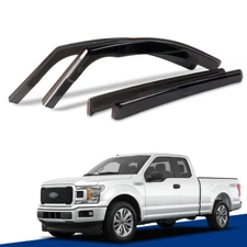 Fits 15-2022 Ford F250 Super CAB In-channel Window Visors Sun Rain Guards Vent