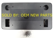 For 17-19 GMC Acadia Front Bumper License Plate Tag Mounting Bracket Holder Kit