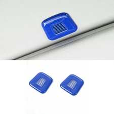 Top Roof Audio Microphone Trim For Jeep Compass/Grand Cherokee 2017+ Bright Blue