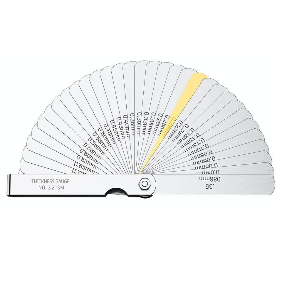 PROSTER 6'' 150mm Digital Vernier Caliper Stainless Micrometer + Feeler Gauge - Image 3 of 4