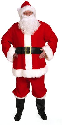 Halco Santa Claus Men's Halloween Fancy-Dress Costume for Adult, Standard