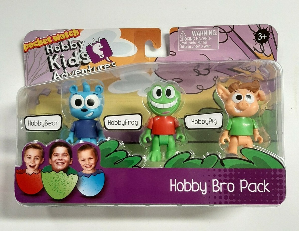 Hobby Kids Adventures 3-Piece Hobby Bro Figure Set