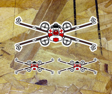 X-Wing Fighter Star Wars Vinyl Sticker Decal Car Truck Squadron Crew Pilot Decal