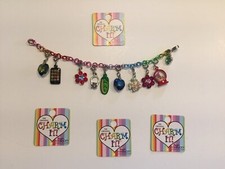 High Intencity Charm It Multicolor Charm Bracelet and 10 Charms