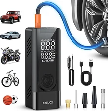 Tire Inflator Portable Air Compressor, 150PSI Cordless Air Pump for Car Tires, B