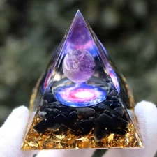 Orgone Pyramid Energy Generator Emf Protection Healing Meditation Orgonite