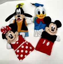 Melissa Doug Disney Baby Mickey Minnie Donald Goofy Hand Puppets Set of 4
