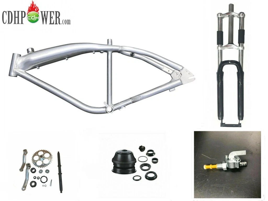 Gas bicycle frame outlet