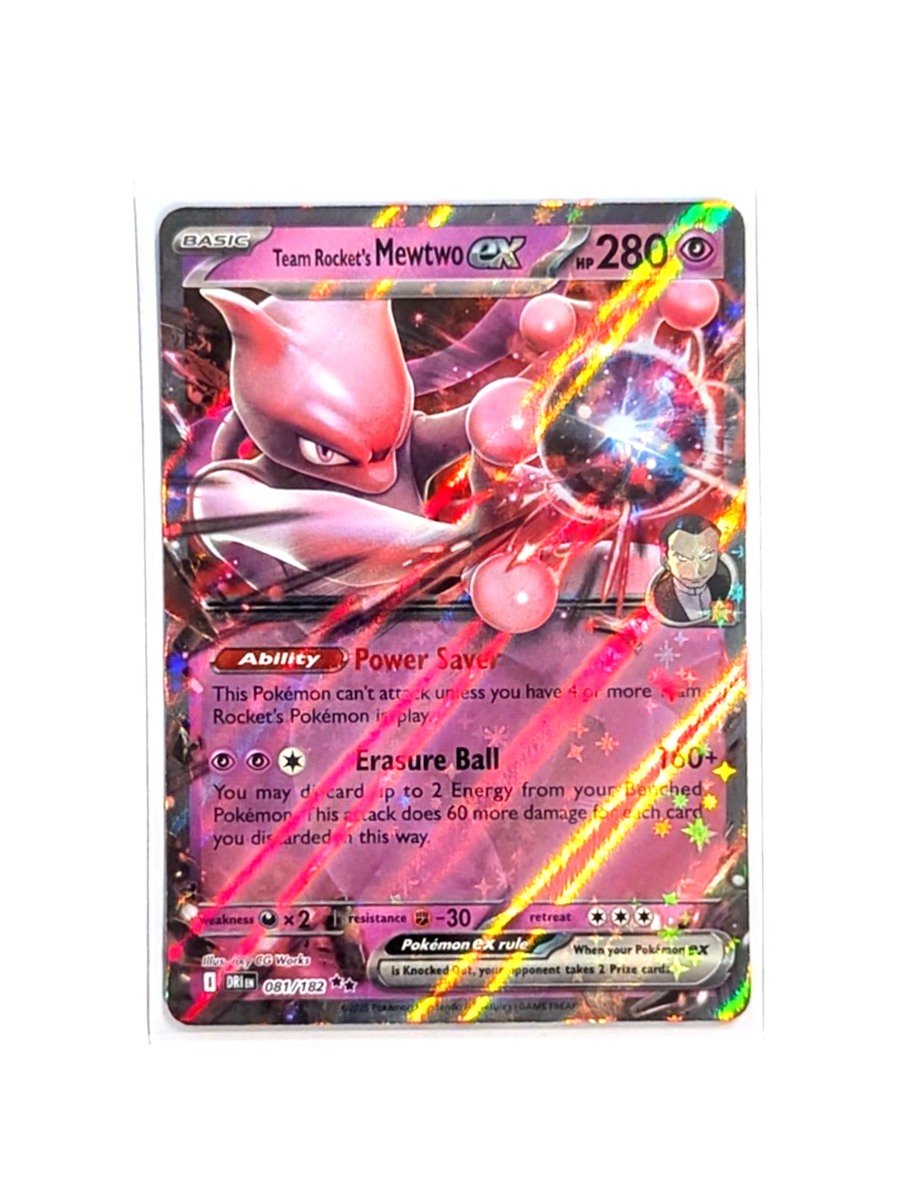 Team Rocket‘s Mewtwo EX card 新品 Team Rocket's Mewtwo ex (DRI 231/182) - Destined Rivals
