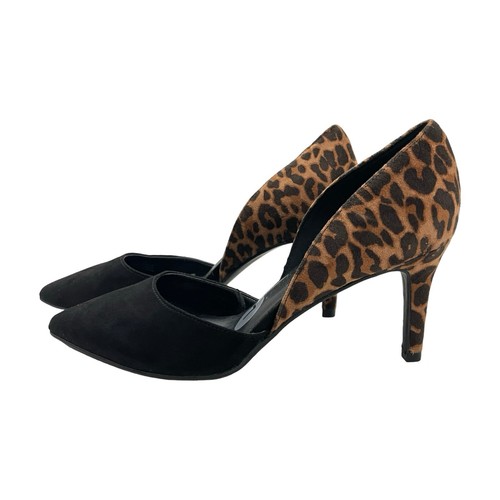 BANDOLINO Shoes Heels Leopard Print Suede Look Leopard Print Low Sides Size 7 M