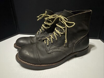 Red Wing Heritage Boots Iron Ranger Style 8086 Charcoal Rough 