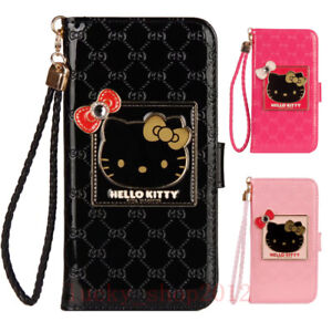 Cute Hello  Kitty  Handbag Leather Wallet Case Cover for 