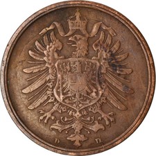 #872097 M&uuml;nze, GERMANY - EMPIRE, Wilhelm I, 2 Pfennig, 1876, Munich, SS, Kupfe