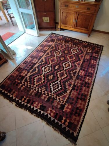tappeto persiano antico  annodato a mano 256x190 cm - Foto 1 di 3