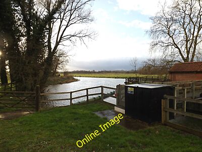 Foto 6x4 Fluss Waveney vor Mill Pool Lane Ellingham \/TM3692 c2014